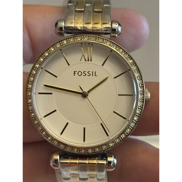 Fossil Tillie BQ3902 Two-Tone 36 mm Women’s Watch – New in box/tags - Picture 1 of 14